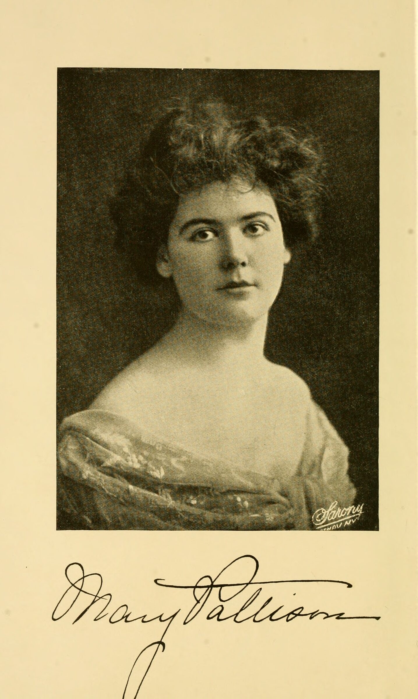 Mary's 1915 book front matter